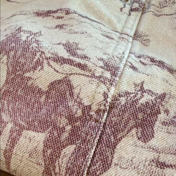 We The Free Western Graphic Barrel Jeans in Tan and Brown Women’s - Picture 10 of 11